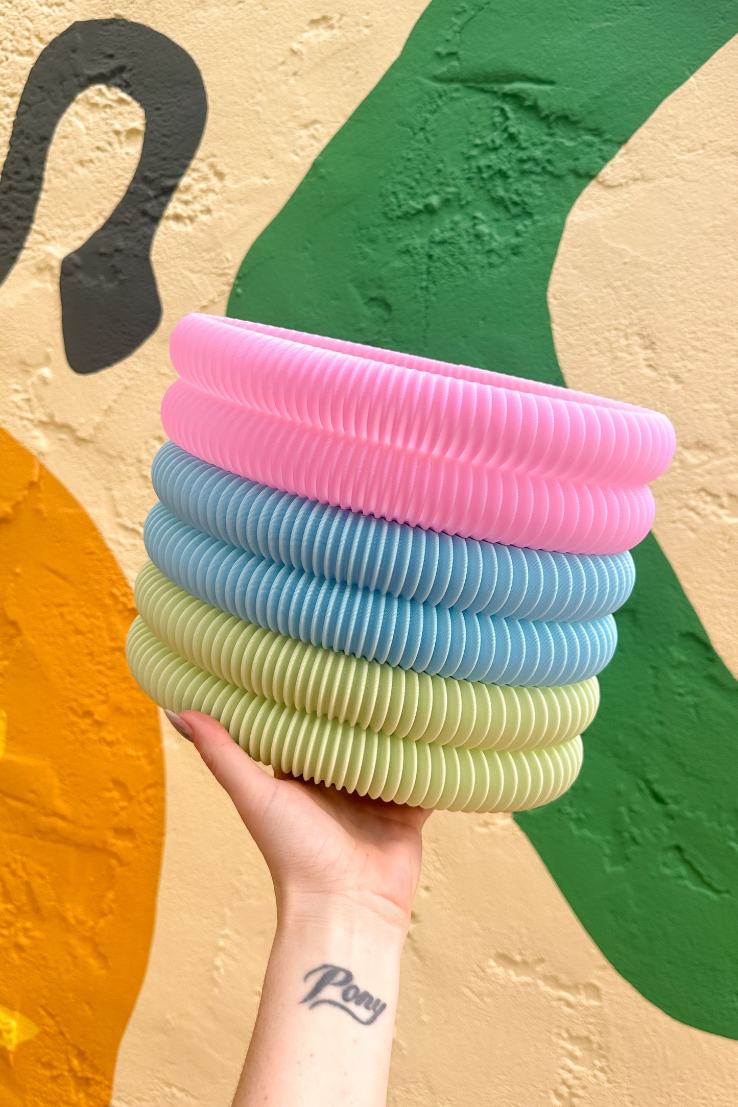 Double Oval Stacking Tray