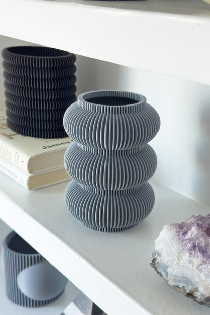 Three Ring Vase