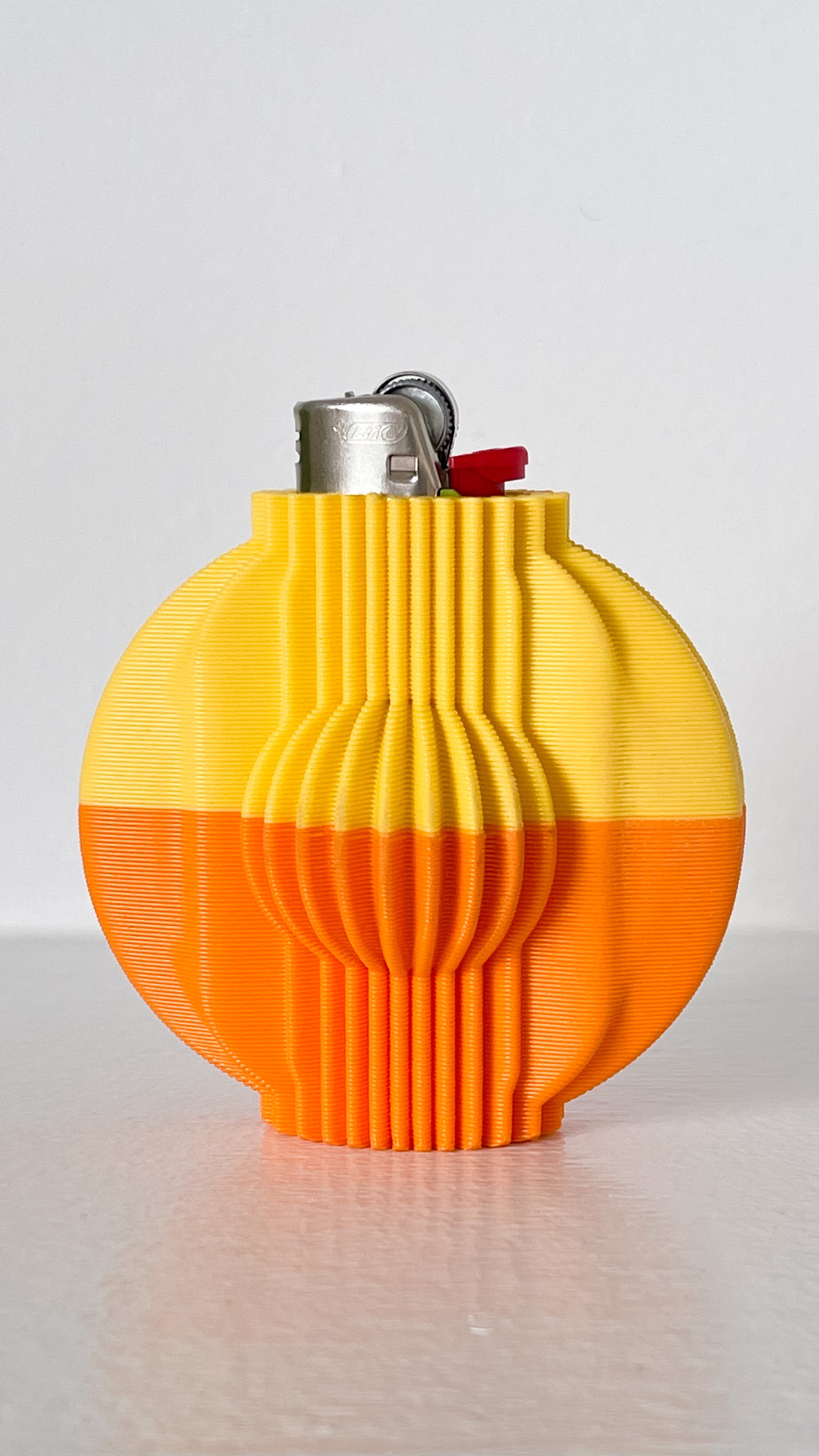 #055 Multi-Colored Disk Ball Lighter Case